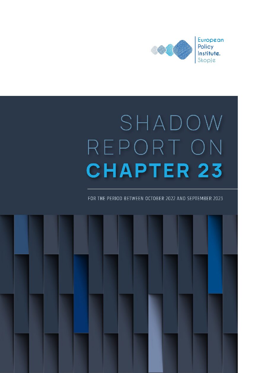 Shadow report for Chapter 23 for the period between October 2022 and September 2023